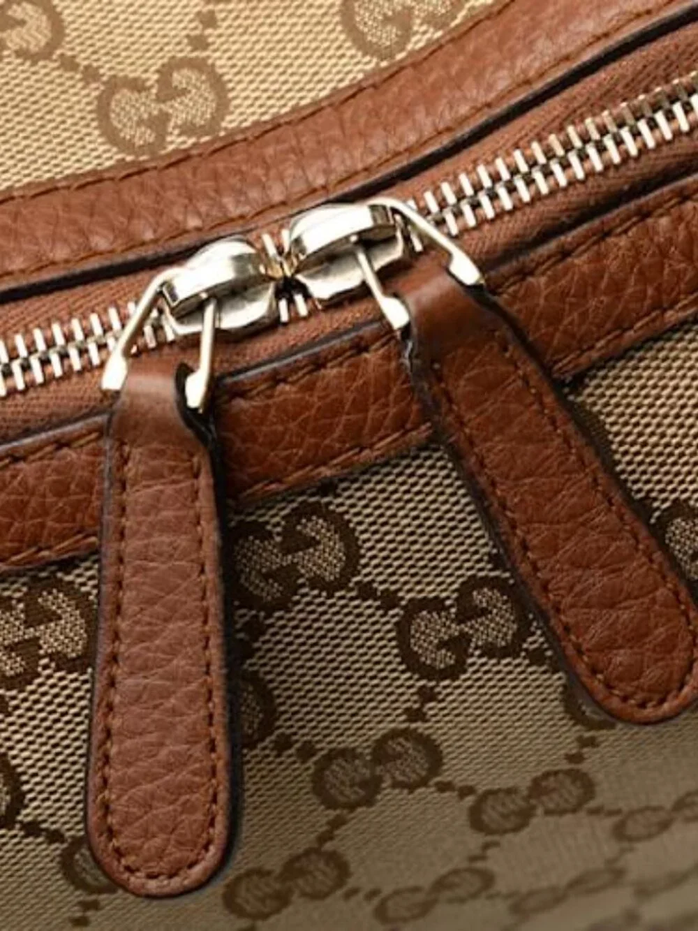 Gucci GG Canvas Bella Tote Bag 269946 Brown - COA included with purchase - Picture 5 of 12